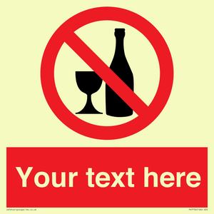 Custom prohibition no alcohol